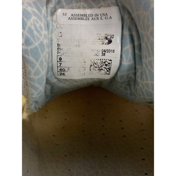 New Balance 847 V2 Women’s White–Teal Walking Shoes Size 9 - Picture 8 of 8